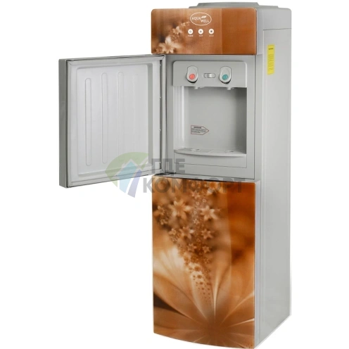 Кулер для воды напольный Aqua Well 2-JX-5 AW ПК YLR 2-JX-5 золотой с флуоресцентным рисунком - фото 2