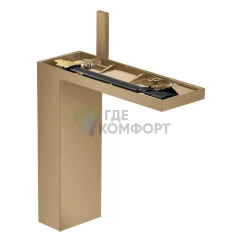 Смеситель для раковины AX MyEdition 70 без накладки, цвет шлифованная бронза (47022140) - фото 1