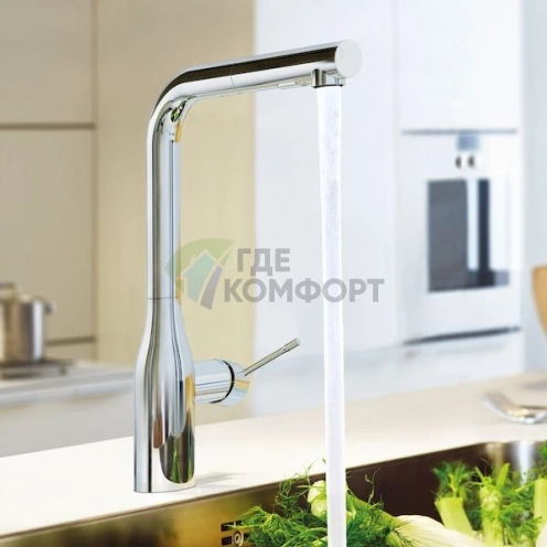 Стильный смеситель Grohe Essence для кухонной мойки 30270000 - фото 8