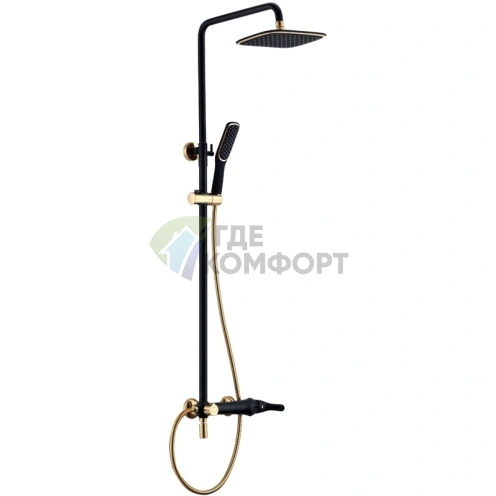 Душевая стойка Lemark Swan LM5462BG с выдвижной лейкой - фото 1