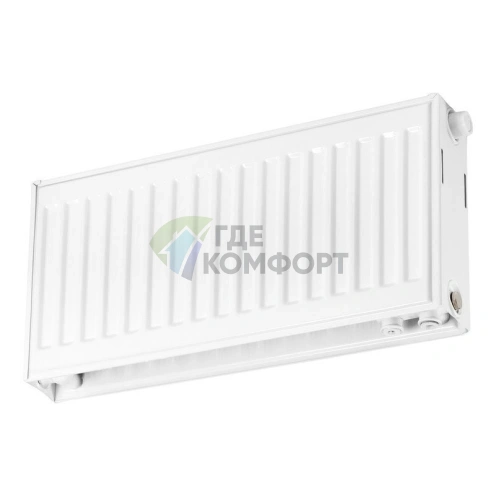 Стальной двухпанельный радиатор Axis Ventil 22 300 x 700 с нижним подключением - фото 1