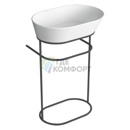 Раковина-чаша Simas Wave овальная 62x42x16,5 см белая без отверстия под смеситель - фото 1