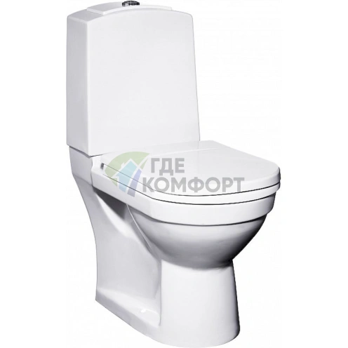 Унитаз-компакт Gustavsberg Logic 5695 с бачком и микролифтом - фото 1