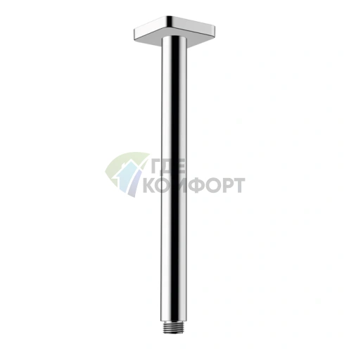 Потолочный держатель для верхнего душа HG Vernis Shape 300 мм, G1/2, хром (26407000) - фото 1