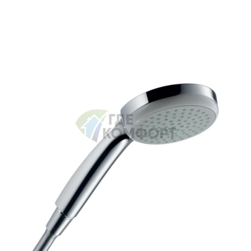 Ручной душ HG Croma 100 с функцией дождевого душа (1jet Rain), подключение G1/2, хром (28580000) - фото 1