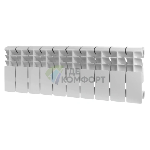 Радиатор алюминиевый Rommer Plus 200 10 секций - фото 1