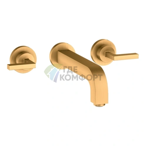 Смеситель для раковины AX Citterio в цвете сатинированное золото (39147250) - фото 1