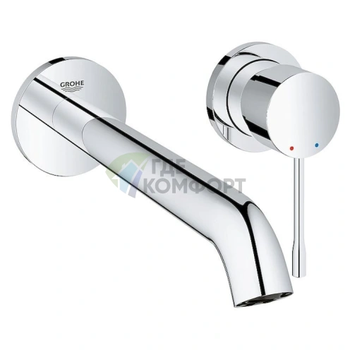 Стильный смеситель Grohe Essence New 19967001 для умывальника - фото 1