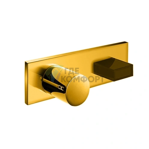 Смеситель для душа Fantini Venezia встраиваемый на два источника без ручки в матовой меди PVD (29 P9 N385SB) - фото 1