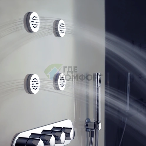 Боковая форсунка Gessi в хромированном исполнении (32971#031) - фото 1