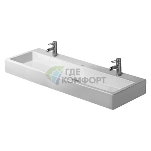 Раковина Duravit Vero для мебели без перелива, 1200x470 мм, белая (454120043) - фото 3