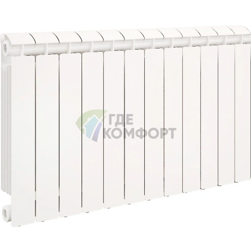 Радиатор Global Klass 350 12 секции алюминиевый - фото 1