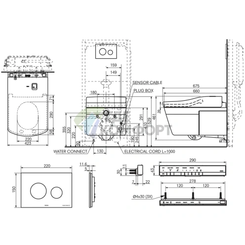 Умный подвесной унитаз TOTO Neorest EW с сиденьем Washlet - фото 14