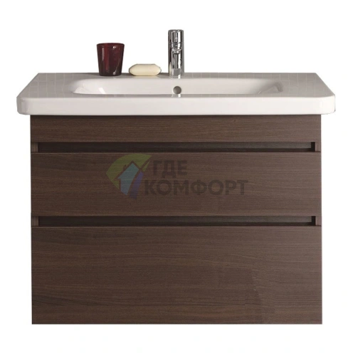 Раковина Duravit DuraStyle 800x480 мм для мебели, без перелива, 1 отверстие, белый (2320800041) - фото 3