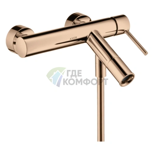 Смеситель для ванны AX Starck: Роскошь полированного красного золота (10411300) - фото 1