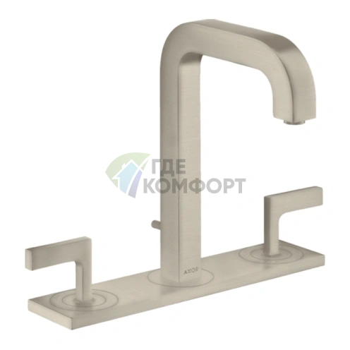 Смеситель для раковины AX Citterio в цвете шлифованный никель (39136820) - фото 1