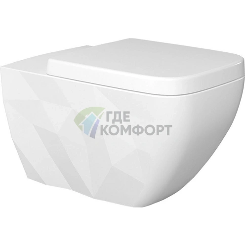 Гигиеничный подвесной унитаз Bien Kristal без ободка - фото 1