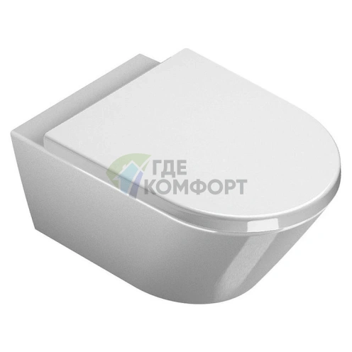 Подвесной унитаз Catalano Zero 50: компактный и эргономичный - фото 1