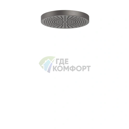 Верхний душ Fantini Venezia D240 мм, нержавеющая сталь Matt Gun Metal PVD (86 P5 8083) - фото 1