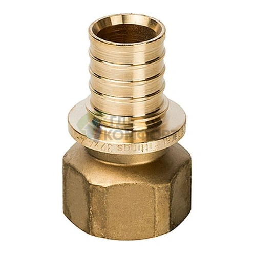 Переходник для труб из сшитого полиэтилена STOUT с внутренней резьбой ВР 32 x G 1 аксиальный - фото 2