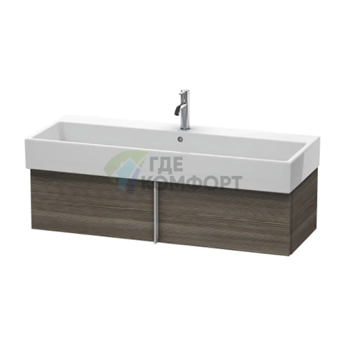 База под раковину Duravit VA 298x1184x431 с выдвижным ящиком, цвет коричневая сосна (VA612905151) - фото 1