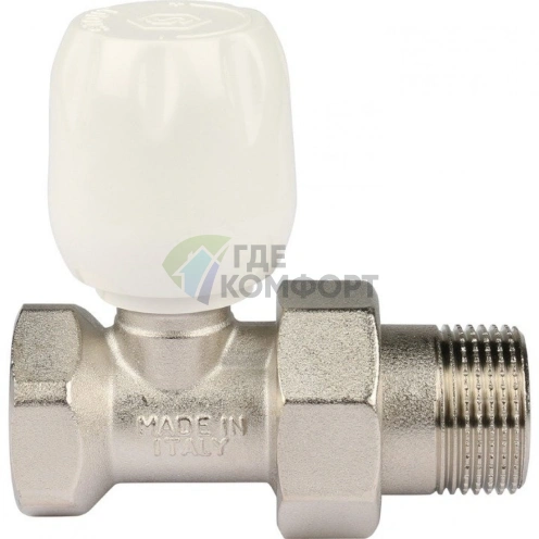 Клапан ручной с неподъемным шпинделем 3/4, прямой Stout - фото 2