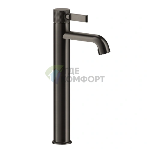 Смеситель для раковины GESSI INCISO высокий с донным клапаном, цвет Nero XL (58003#299) - фото 1