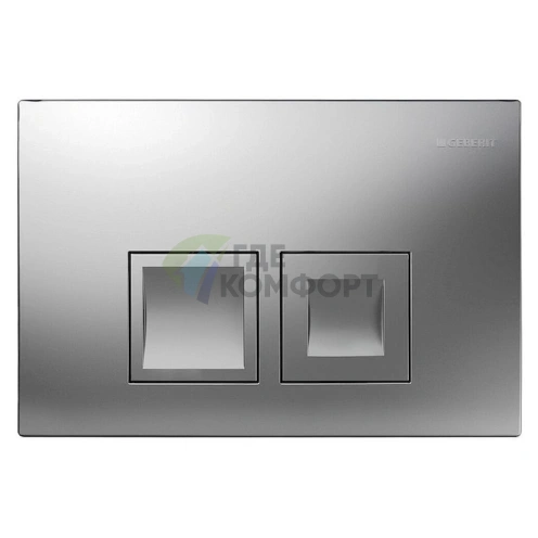 Кнопка смыва Geberit Delta 50 115.135.46.1 в матовом хроме - фото 1