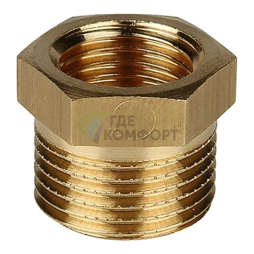 Футорка STOUT 3/8 x 1/4 латунная - фото 1