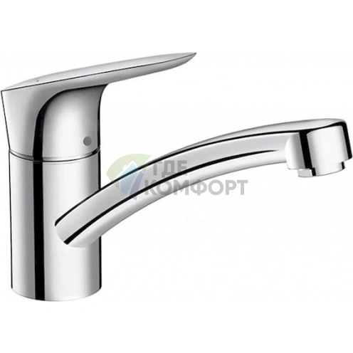 Смеситель Hansgrohe Logis 71830000 для кухни с выдвижной лейкой - фото 1
