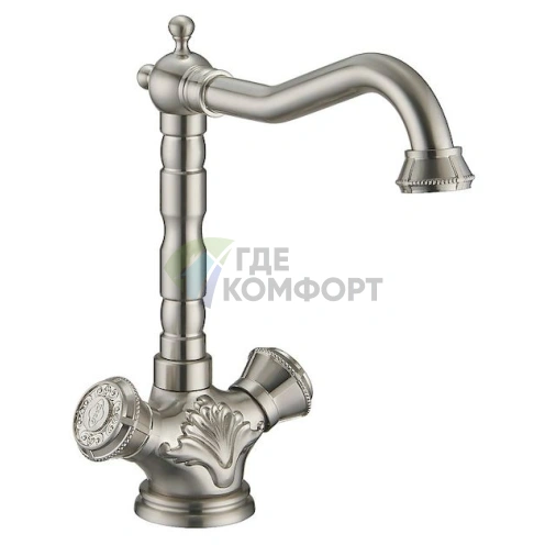Смеситель Zorg Antic A 5003K-SL для кухонной мойки с покрытием хром - фото 1