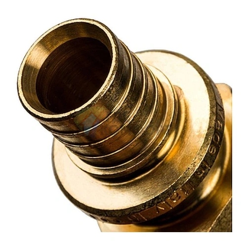 Переходник для труб из сшитого полиэтилена STOUT с наружной резьбой НР 16 x R 1/2 аксиальный - фото 5