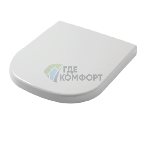 Сиденье для унитаза Artceram Hidra Faster с микролифтом и хромированными шарнирами для безупречной гигиены (FSA001 01 71bi/cr) - фото 1