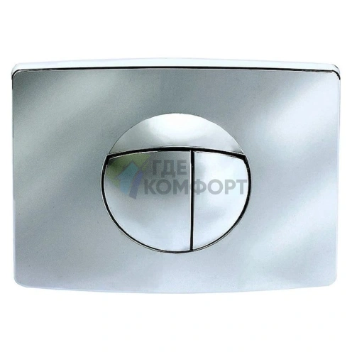 Кнопка смыва Sanit S701 16.701.81 хром для унитаза - фото 1