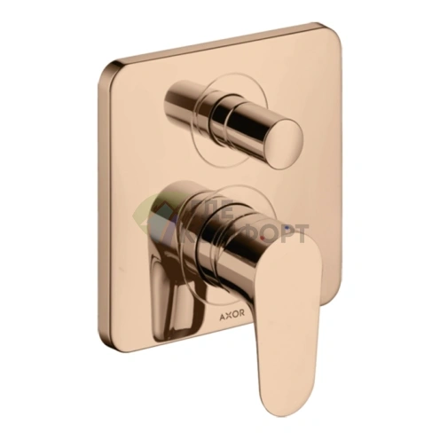 Смеситель для ванны AX Citterio M в цвете полированное красное золото (34427300) - фото 1