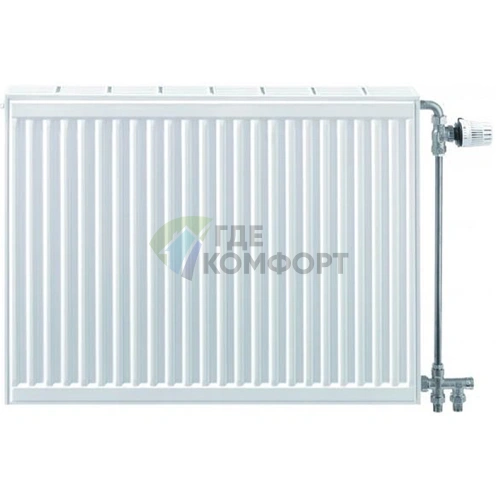 Радиатор стальной панельный Stelrad Compact 22 04 18 с боковым подключением - фото 1