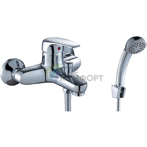 Смеситель для ванны с душем Rossinka F40-31: дизайнерская эргономика и стильный хром - фото 1