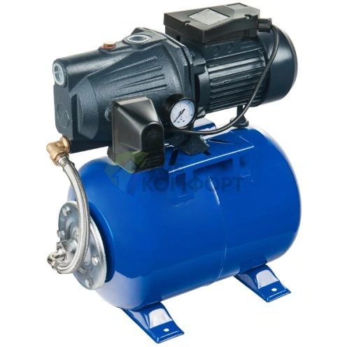 Насосная станция UNIPUMP AUTO JET 100 L-50-S с г/а 50 л нерж. сталь - фото 1