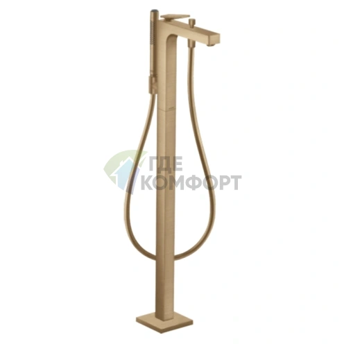Напольный смеситель для ванны AX Citterio в шлифованной бронзе (39471140) - фото 1