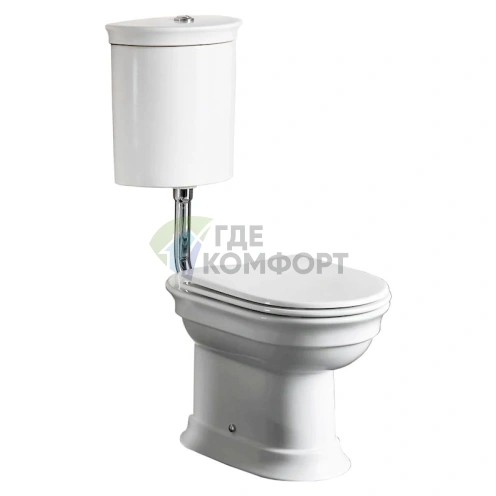 Приставной унитаз Hatria Dolcevita с вертикальным выпуском - фото 3