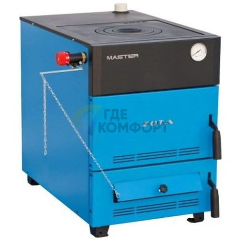 Твердотопливный одноконтурный напольный котел Zota Master-18 - фото 1