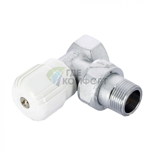 Вентиль регулирующий угловой 3/4, хромированный FAR - фото 4