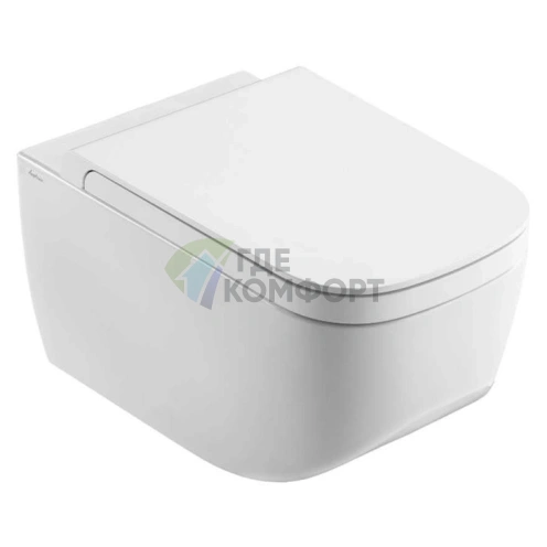 Подвесной унитаз Hatria Next Y1F1 с компактной инсталляцией - фото 1