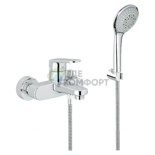 Настенный смеситель Grohe Europlus II для ванны с душем - фото 1