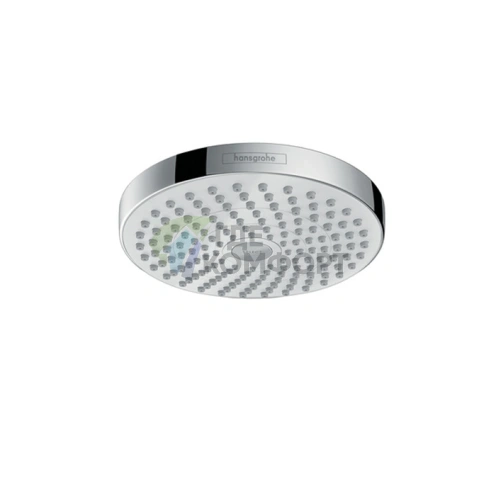 Верхний душ HG Raindance Select S 180 мм с 2jet Rain и IntenseRain, шарнирное соединение, цвет белый/хром (26522400) - фото 1