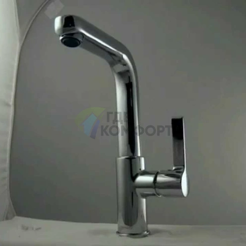 Смеситель для раковины Hansgrohe Metris S с клапаном Push-Open, хром (31161000) - фото 1