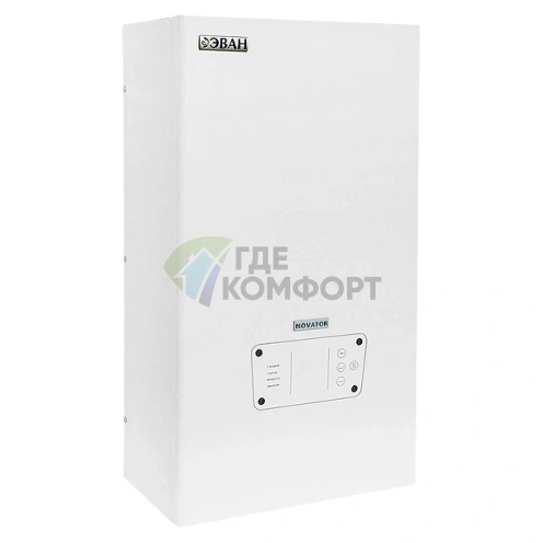 Электрический настенный одноконтурный котел Эван Novator 12 380 - фото 1
