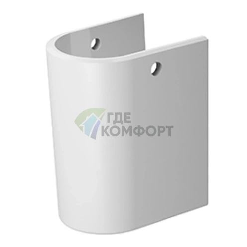 Полупьедестал Duravit Darling New 180x230 мм, белый (858260000) - фото 1