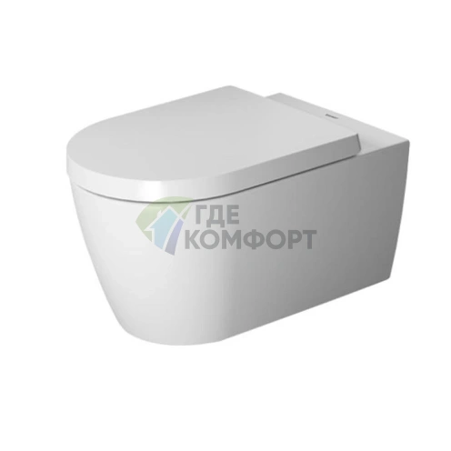 Унитаз подвесной Duravit Me by Starck Rimless 570х370 мм белый (2529090000) - фото 1
