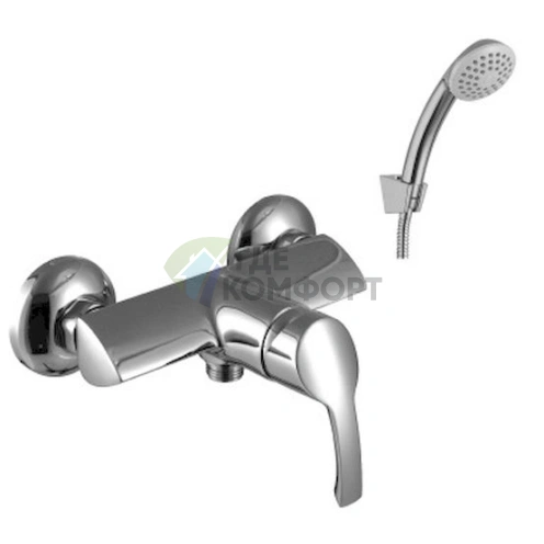 Смеситель для душа Lemark Plus Strike LM1103C настенный - фото 1